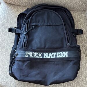 Pink Nation backpack, 2 side pockets